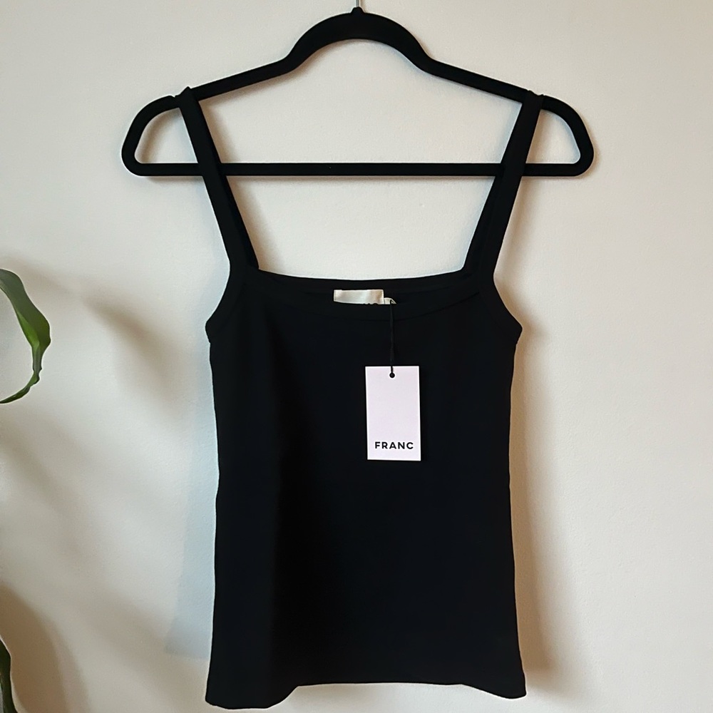 NWT FRANC Cami Tank - Black